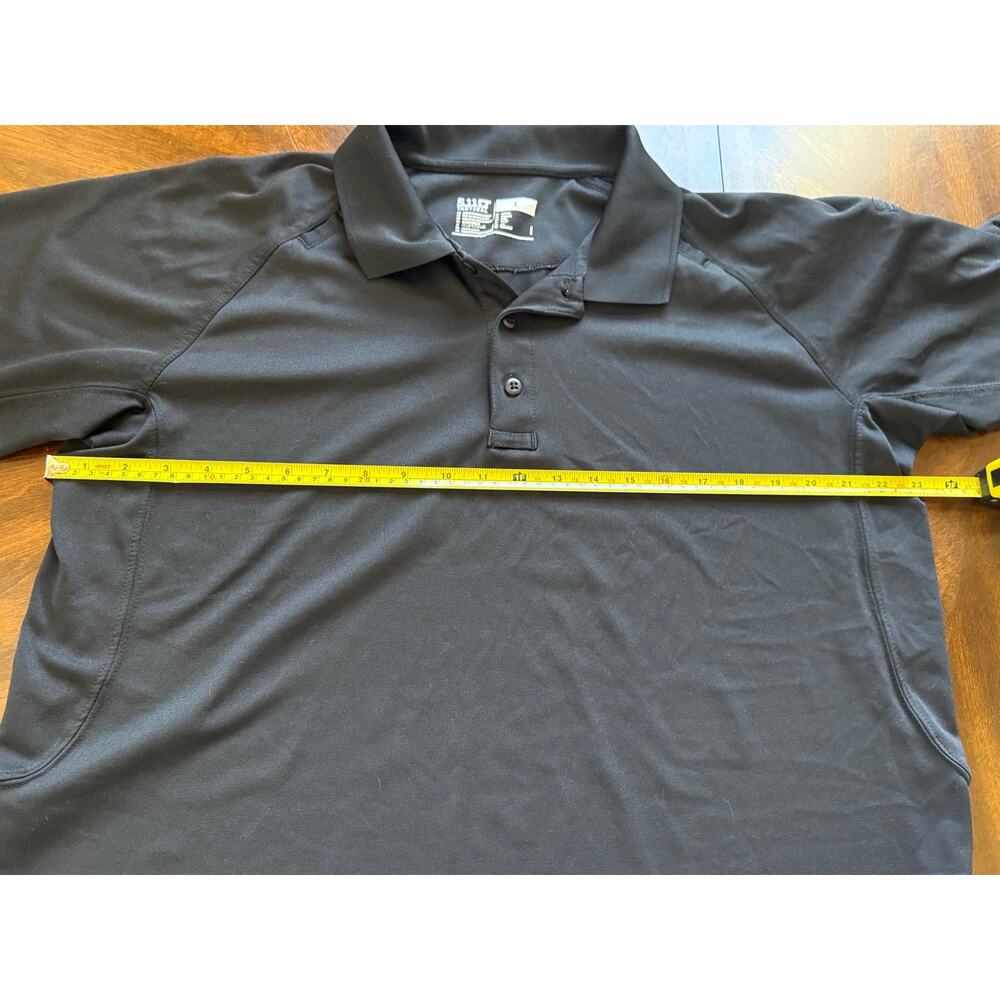 5.11 Tactical Mens Performance Short Sleeve Polo Shirt Large Gray Golf Hiking - Picture 5 of 9